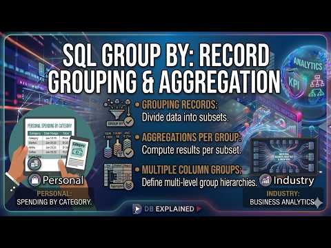 SQL GROUP BY Explained | Group Records and Calculate Aggregates | SQL Tutorial for Beginners