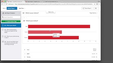 Qualtrics Creating and Downloading a Report Basics