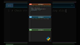 Check if String Starts With via 3 Methods #regex