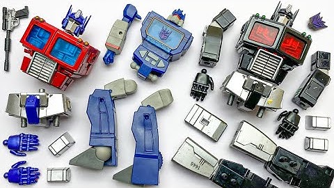 TRANSFORMERS ONE Autobots & Deceptions Build: Prime OPTIMUS NEMESIS SOUNDWAVE & LegoBank Stopmotion
