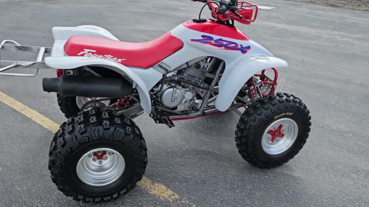 1987 Honda FourTrax TRX250X for auction on Bring a Trailer - YouTube