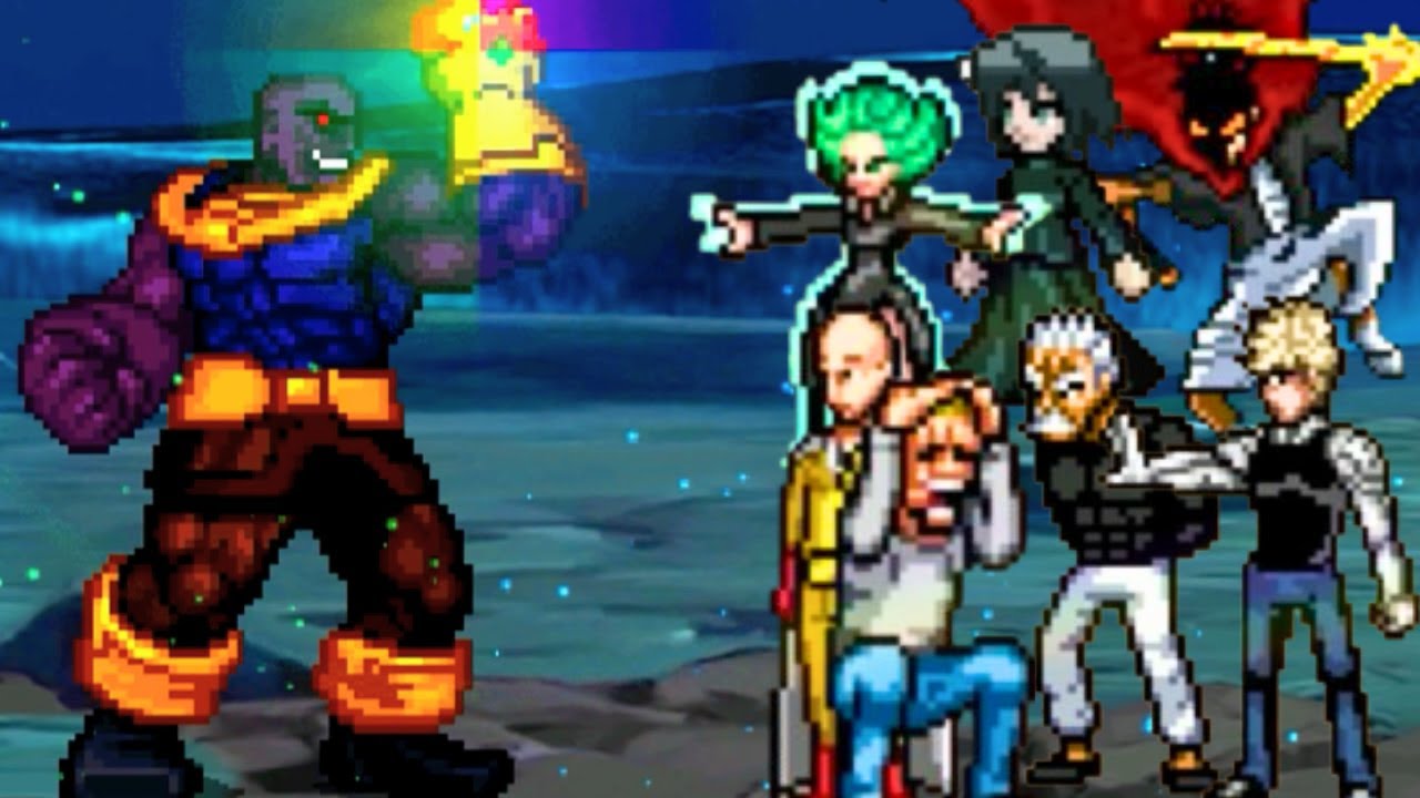 Танос против Героев Ванпанчмен | Mugen