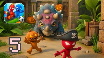 Stickman Party - Gameplay Walkthrough Part 5 - Best 2 3 4 Player Games Compilation! (iOS, Android)