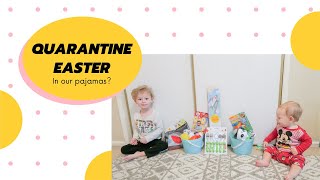 EASTER IN OUR PJ'S! // Quarantine Life at Home