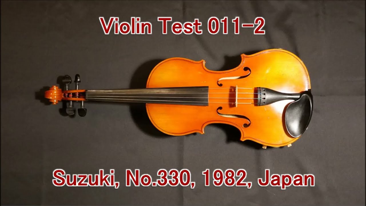 Violin Test 011-2 Suzuki, No 330, 1982, Japan