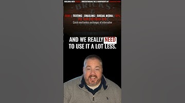 Texting, emailing & social media are communication killers!