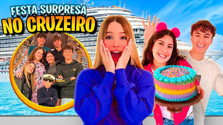 Passamos 24h horas de festa no cruzeiro * quem será o aniversariante?