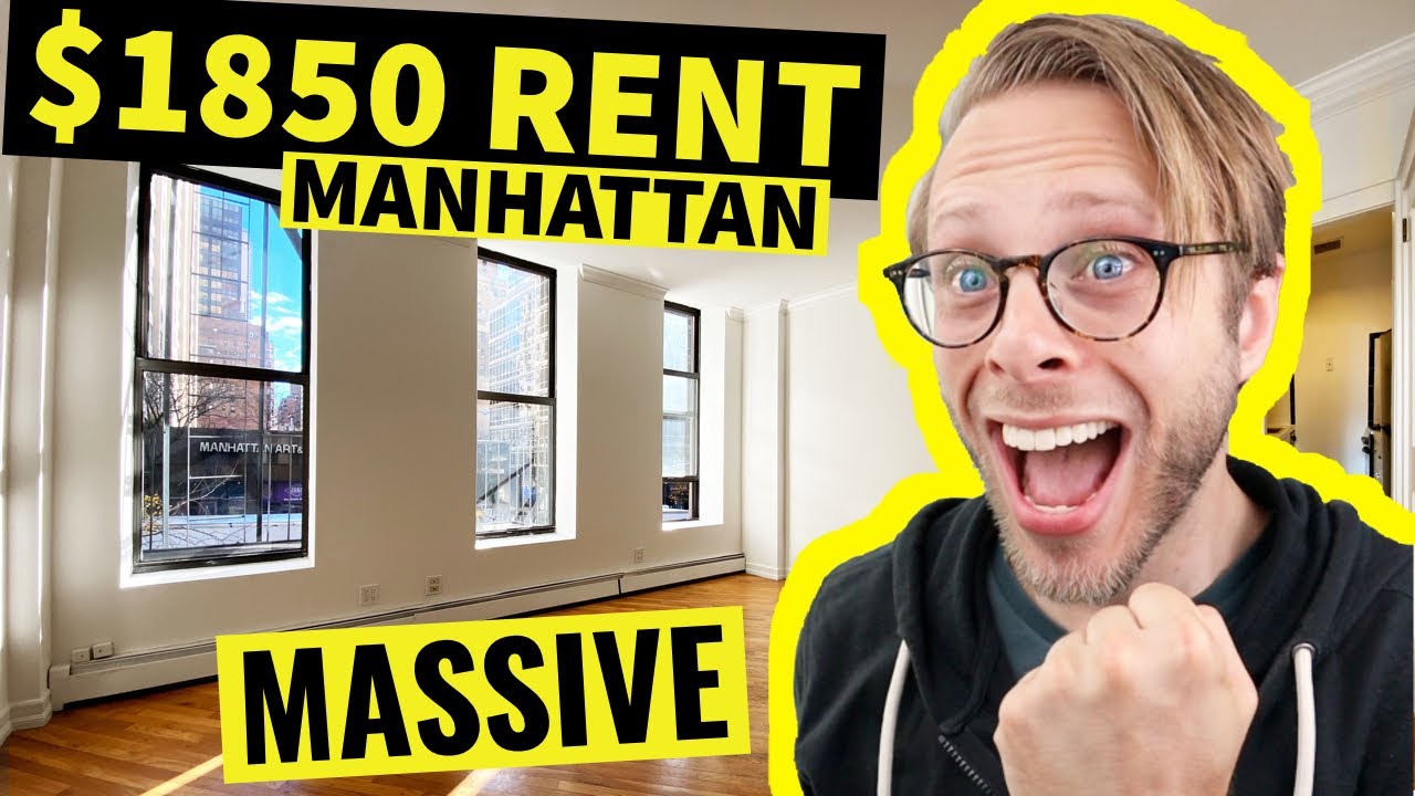 SEE an $1,850 Massive Midtown NYC Apartment with STUNNING Views