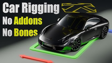 Blender Car Rig (❗❗GEEN ADD-ONS/Geen extra