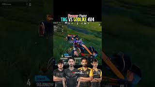 Jonathan vs GODLIKE  4v4 fight admino reaction😬 against #bgmi  #bmps2026 #godlikeesports #bgmilive