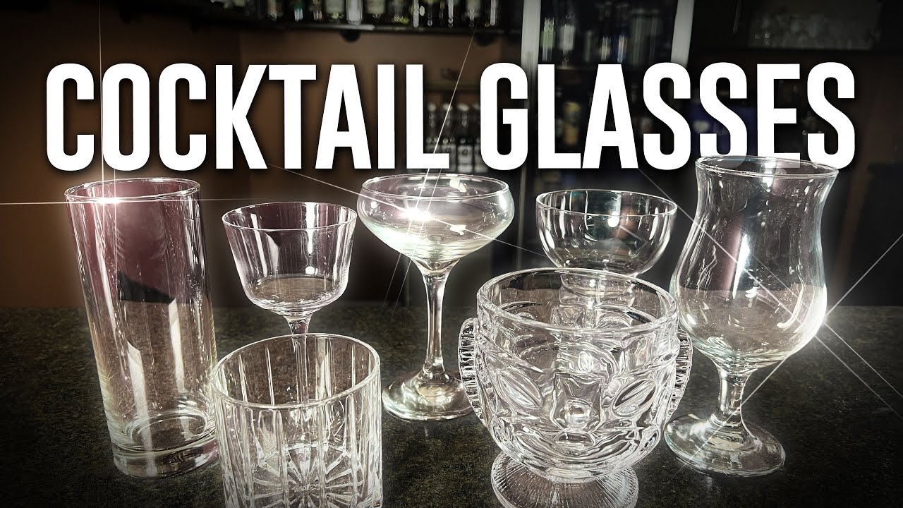 Cocktail glasses: What are the glasses used by bartenders?