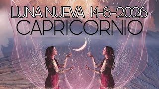 CAPRICORNIO ♑️ LUNA NUEVA 🌙 14-6-2026…ENTRE CORRER Y PARAR!!!…🙌🏻🙌🏻🙌🏻
