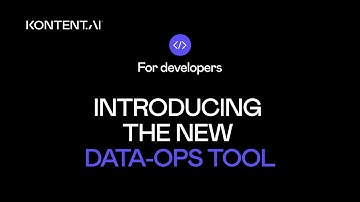 Introducing Kontent.ai’s new data-ops tool