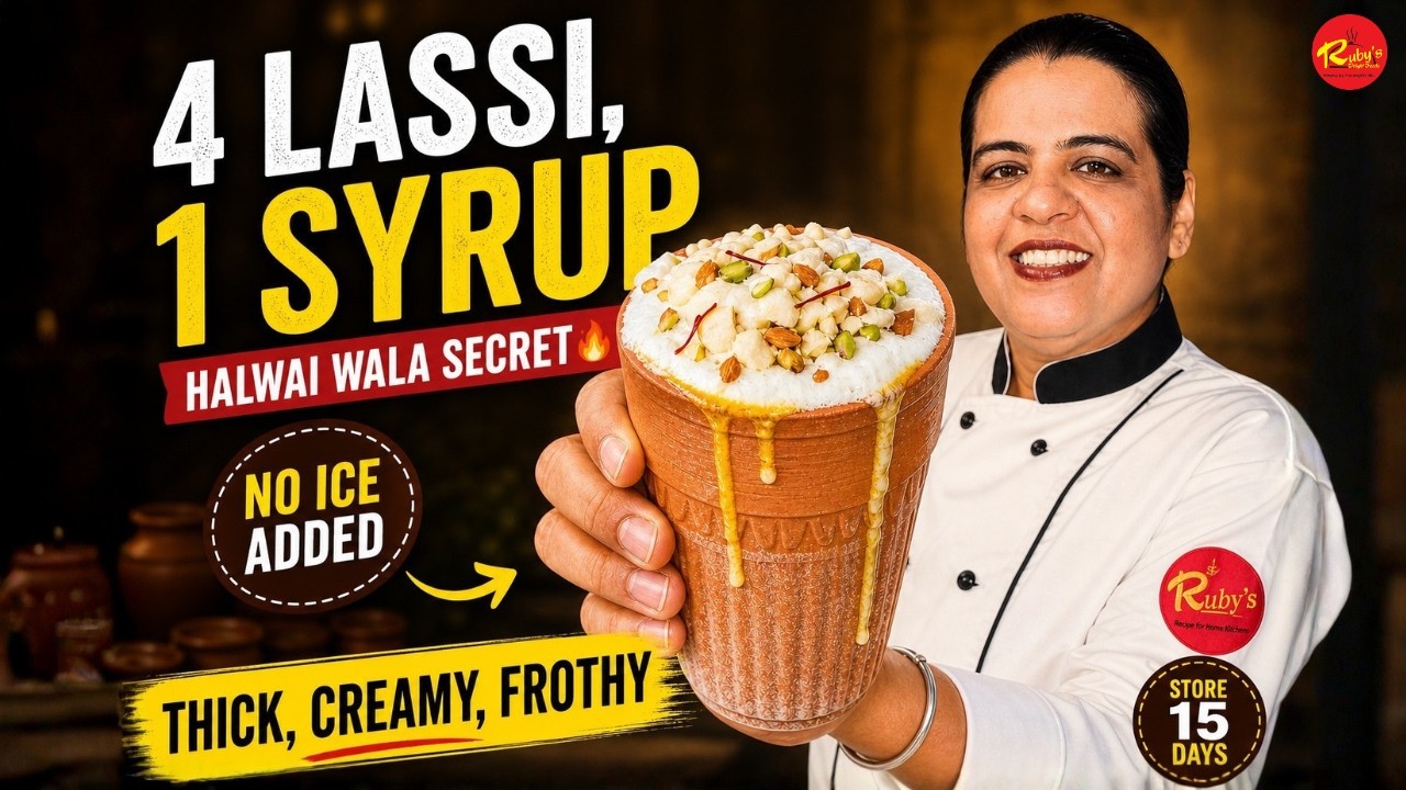 Thick & Glossy Lassi Secret: Why I use Dairy Whitener & Honey | Commercial Hacks | 7 Hour Freshness
