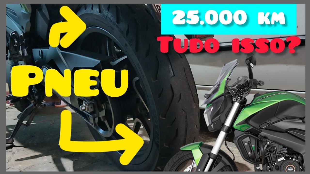 Pneu Levorin Matrix sport 2 na Bajaj Dominar 400, Review de 25.000 km ...