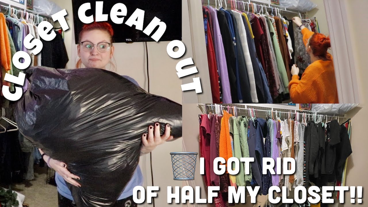 HUGE closet clean-out for 2021✨