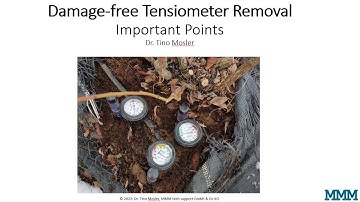 Damage free Tensiometer removal from field