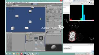 OpenCV Object Tracking using CamShift algorithm and Unity3d Mashup