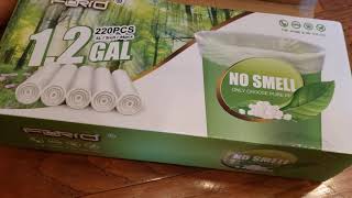 Small clear trash bags FORID 1.2 gallons garbage bags