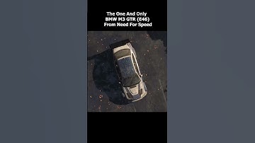 The One And Only BMW M3 GTR (E46) From Need For Speed Most Wanted #bmw #m3 #gtr