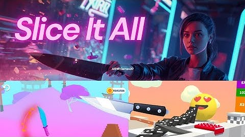 slice it all very satisfying and relaxing asmr slicing game 🎯🎮 #sliceitall #game #compilation 