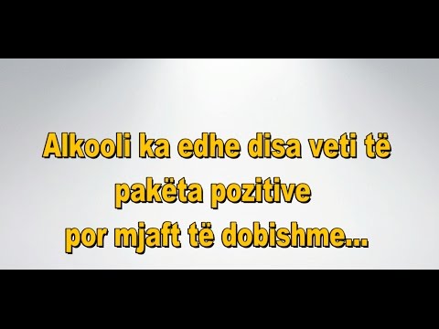 Video: Si Ndikon Forma E Gotës Në Shkallën E Konsumit Të Alkoolit