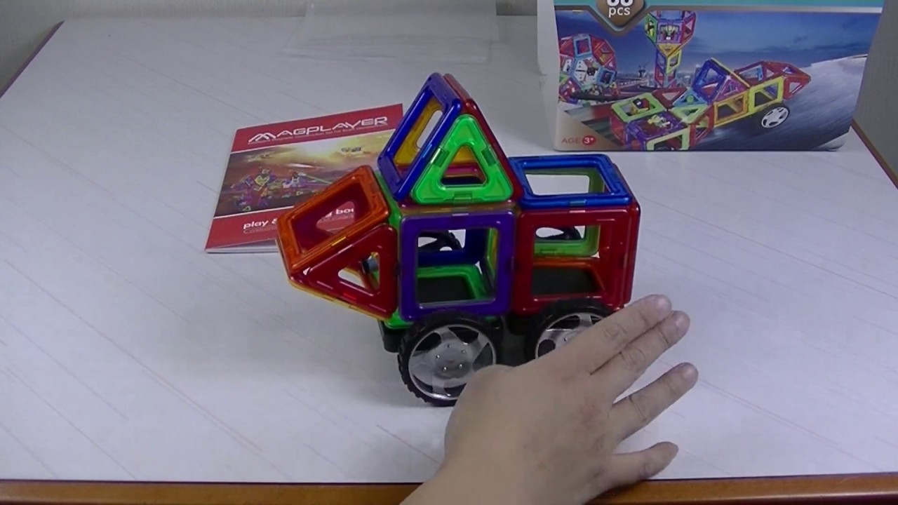 How to use Magplayer wheel parts to build a car 【SHOP SHIMATARO
