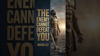 "THE ENEMY CANNOT DEFEAT YOU" I #TheEnemyCannotDefeatYou #RhemaTheSword #YouAreOvercomer #Armor