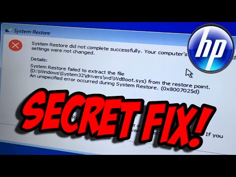 Secret system restore