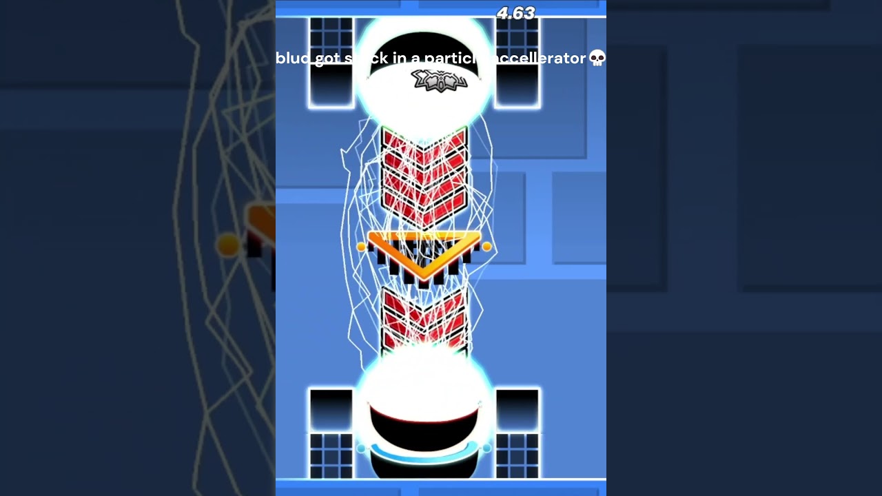 bro got stuck in a particle accelerator 