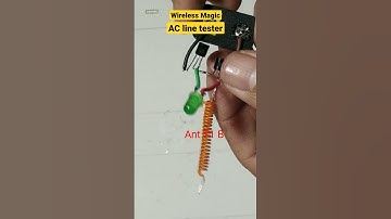 Home Made Wireless AC Line Tester#shorts#ytshorts#tester#9vbattery#bc547#contactlestester#crazymrare