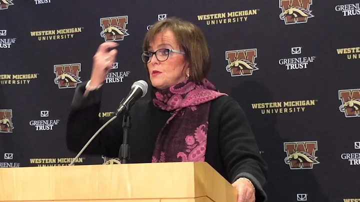 Western Michigan AD Kathy Beauregard talks about P...