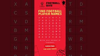 Guess Football Player Names in Crosswords 2 #Shorts #footballquiz #crossword screenshot 3