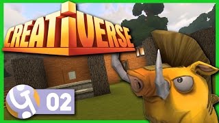 🛠 BOSSHOG ATTACK! |  Let's Play Creativerse Alpha #02