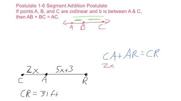 Geometry 1.3 Measuring Segments