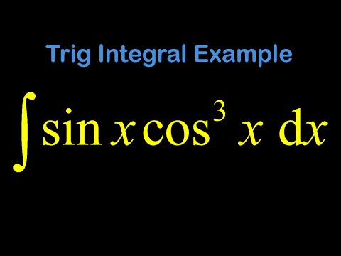 Integrating sinx*(cosx)^3 using