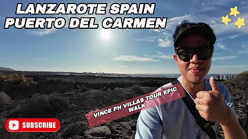 VILLAS' TOUR By Vince PH , come join in this epic WALK... Lanzarote spain