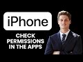 NEW! How to check permissions in iPhone apps (2025) 📱 | Protect Privacy & Control App Access