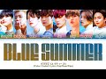 ATEEZ - Blue Summer Sub Español (エイティーズ Blue Summer 日本語字幕) (Color Coded Lyrics)
