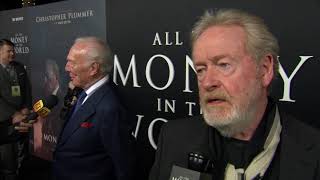 All The Money In The World World Premiere LA - Itw Ridley Scott (official video)