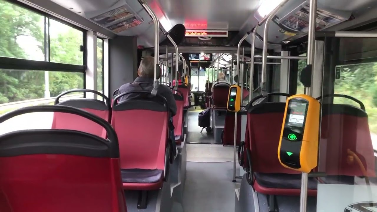 Jízda výlukovou linkou 27 s trolejbusem Solaris Škoda 27Tr 3649