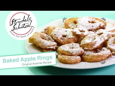 Baked Apple Rings | Gebackene Apfelringe | Original Austrian Recipe