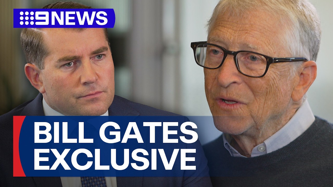 Exclusive: Bill Gates on global health; Epstein; AI and social media | 9 News Australia