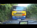 When Lorry Meets Car on a Cornish Road