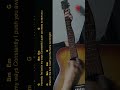 ZAYN - Bad For You Easy Guitar Chord & Lyrics (cover) #shorts