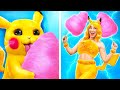 SİNEMAYA NASIL GİZLİCE POKEMON SOKULUR || 123 GO! Yiyecek &amp; Makyaj Malzemelerini Gizlemenin Yolları