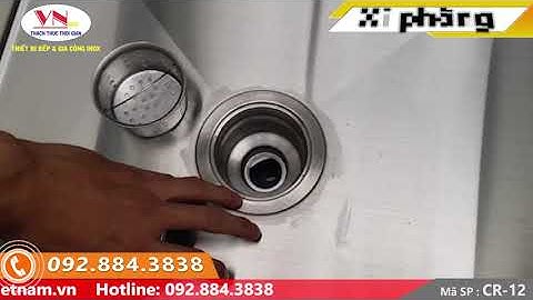 Chậu Rửa Inox Công Nghiệp, Chậu Rửa Inox 3 Hộc Giá Xưởng