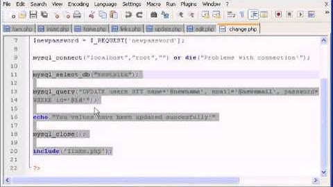 MySQL Update Values from Database part 3