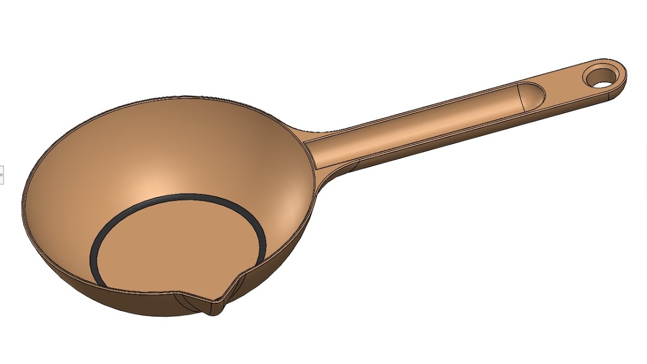 「DESIGN 77」 How to draw a pan solidworks tutorial YouTube