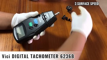 Vicimeter DT-6236B (Non) Contact Tachometer